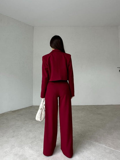 طقم 3 قطع خمري - KP1116