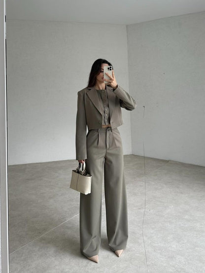 طقم 3 قطع زيتي - KP1116