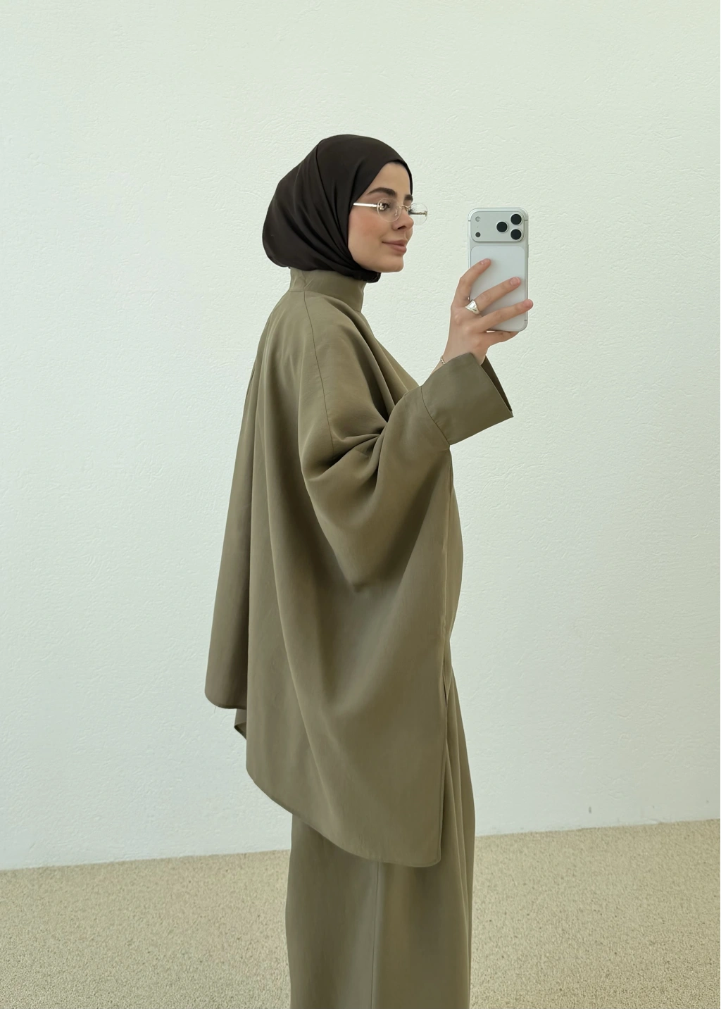 طقم فلو زيتي - KP1658