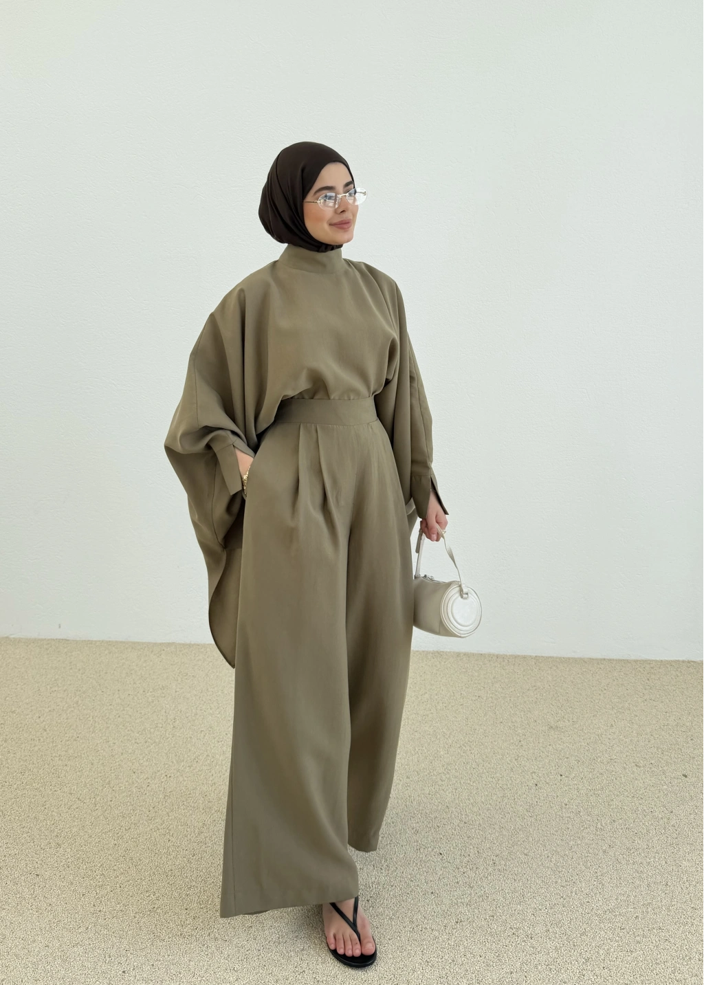 طقم فلو زيتي - KP1658