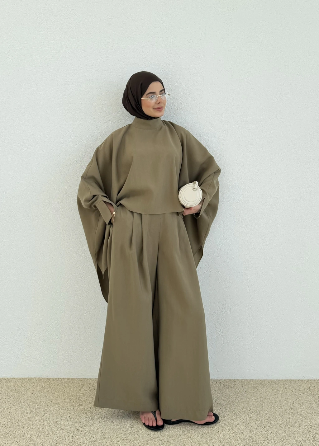 طقم فلو زيتي - KP1658