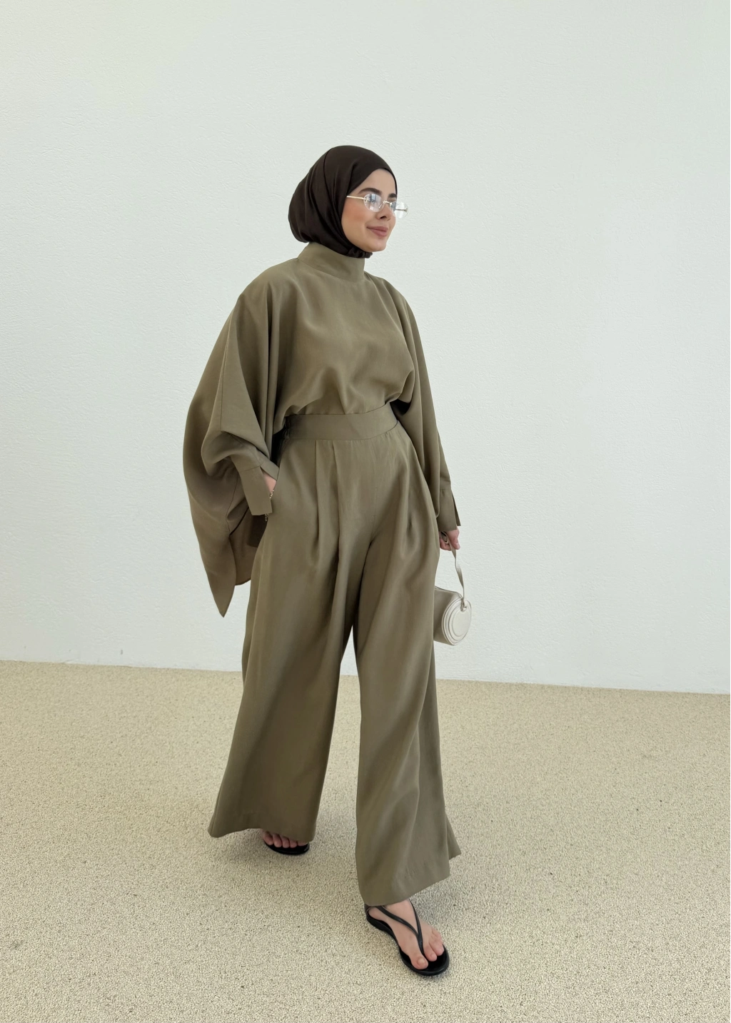 طقم فلو زيتي - KP1658