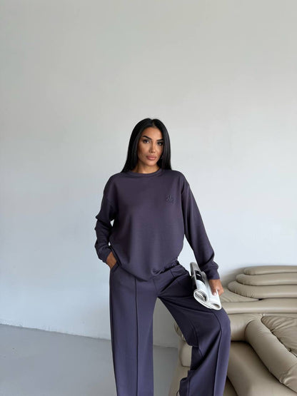 طقم رمادي ALO - KP1416