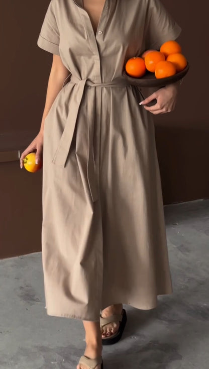 فستان بيج - KP2145