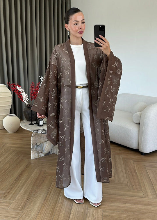 كيمونو بني - KP4590