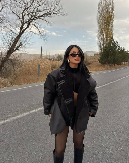 جكيت اسود - KP7129