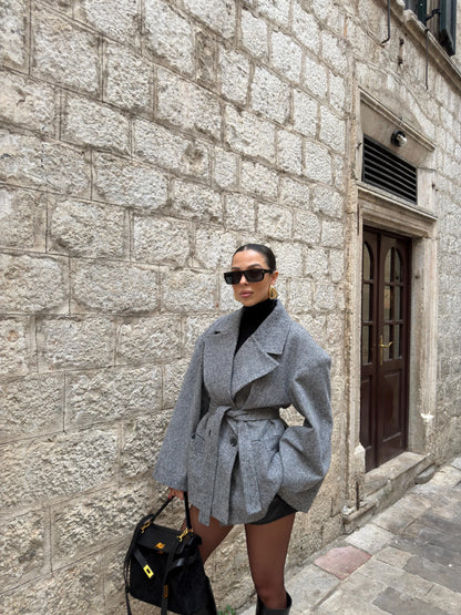 جكيت سكني بحزام - KP7170