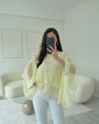 بلوزة طبقات اصفر - KP4543