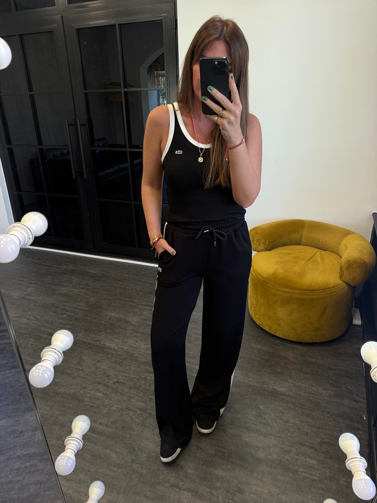 طقم لاكوست اسود - KP1277