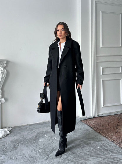 جكيت بحزام اسود - KP7095