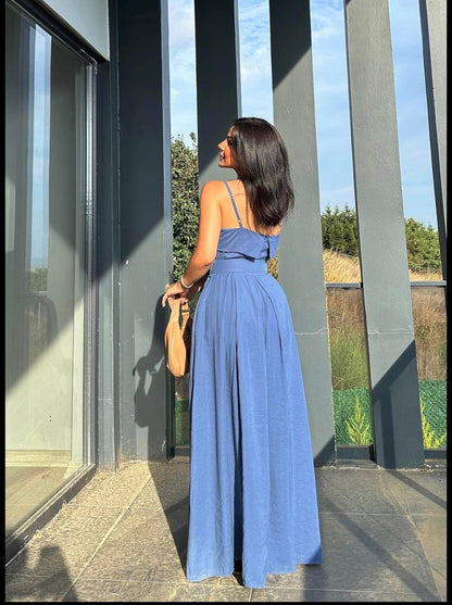 فستان ازرق - KP2122