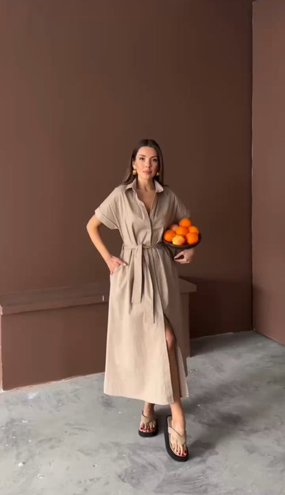 فستان بيج - KP2145