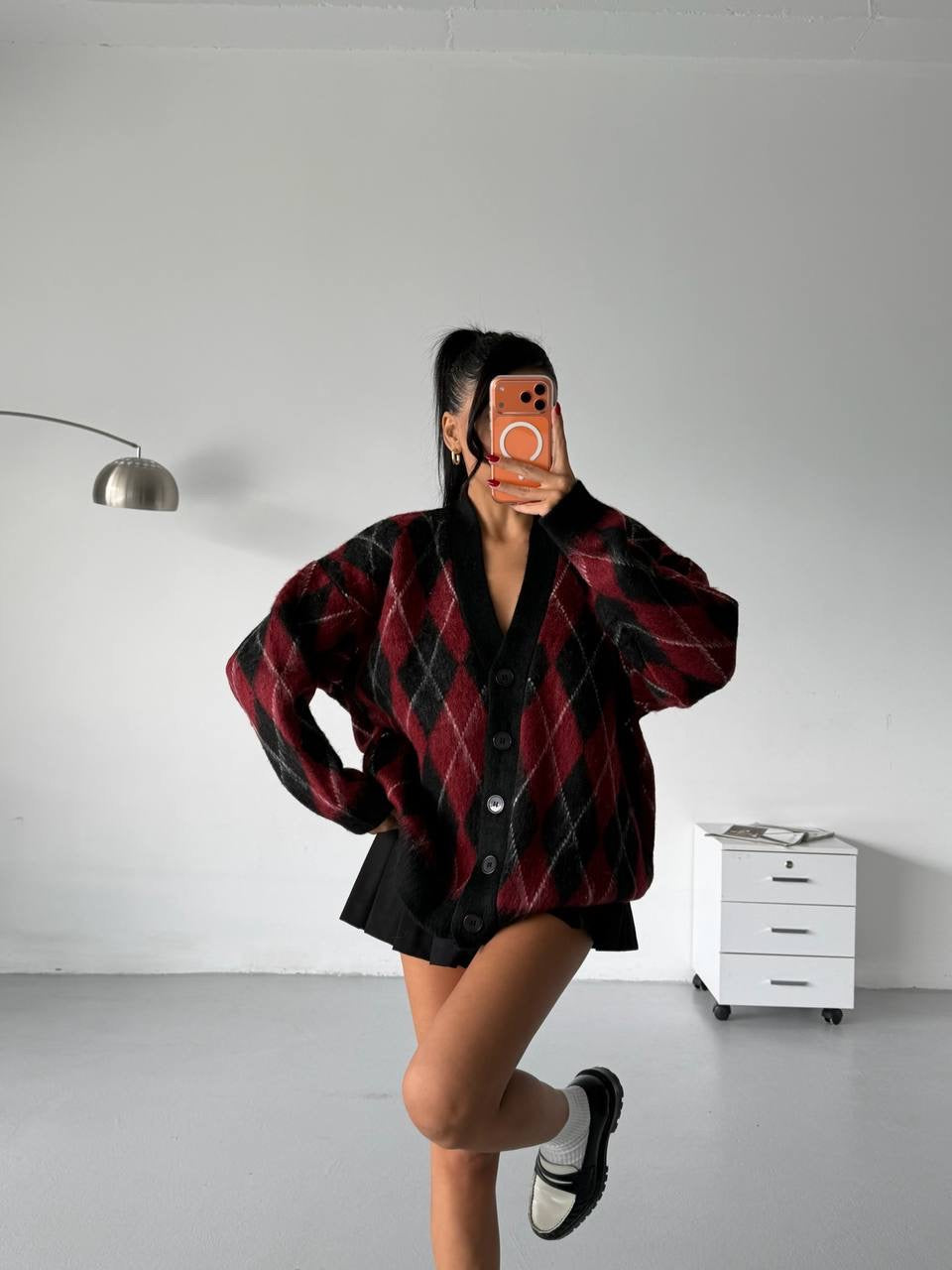 جرزة اسود وخمري - KP4386