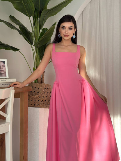 فستان زهري - KP2195