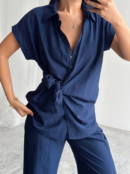 طقم يومي كحلي - KP1210