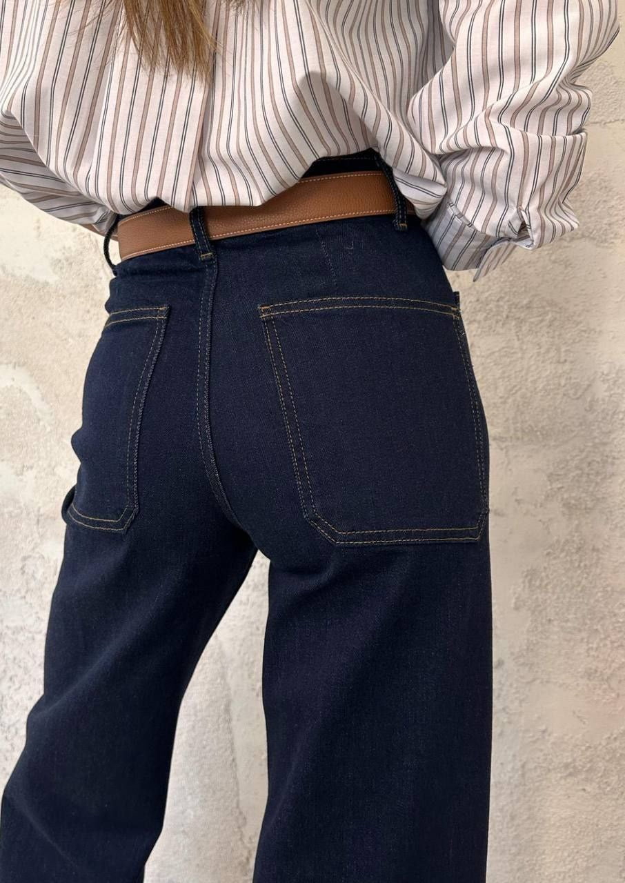 بنطلون جينز غامق - KP5056