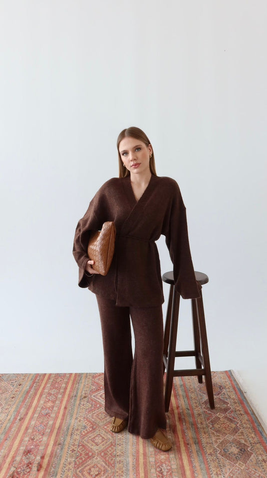 طقم ربط بني - KP1494