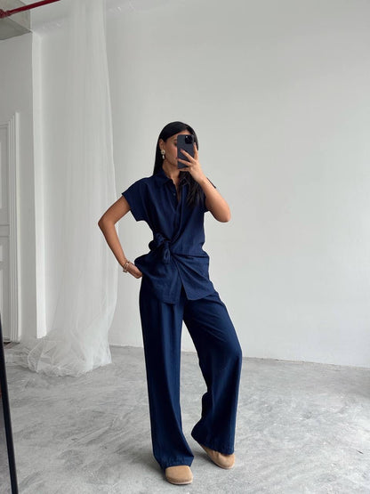 طقم يومي كحلي - KP1210