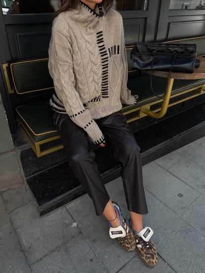 بلوزة بيج مخططة - KP4293