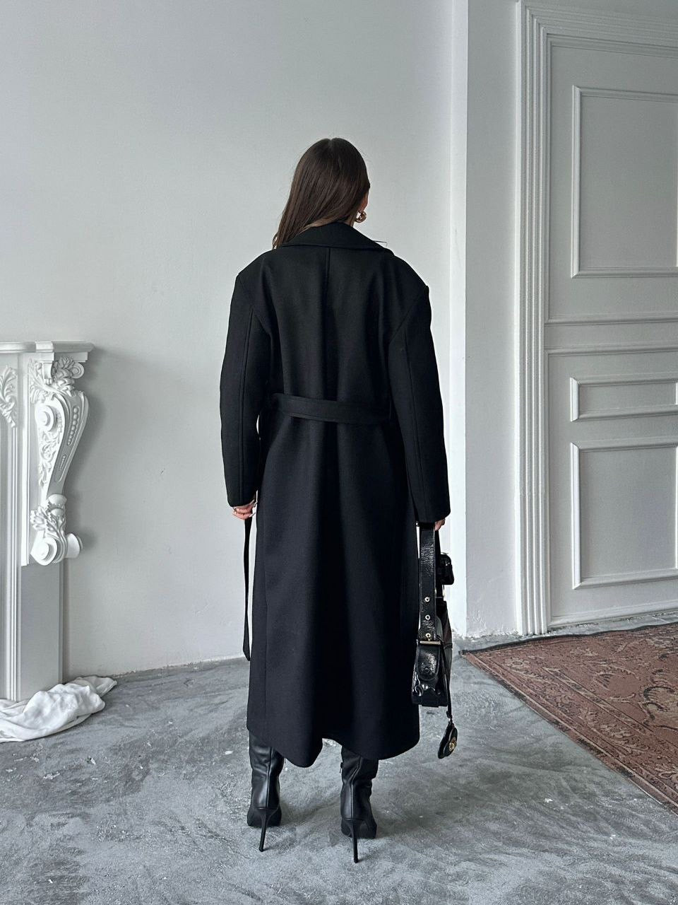 جكيت بحزام اسود - KP7095