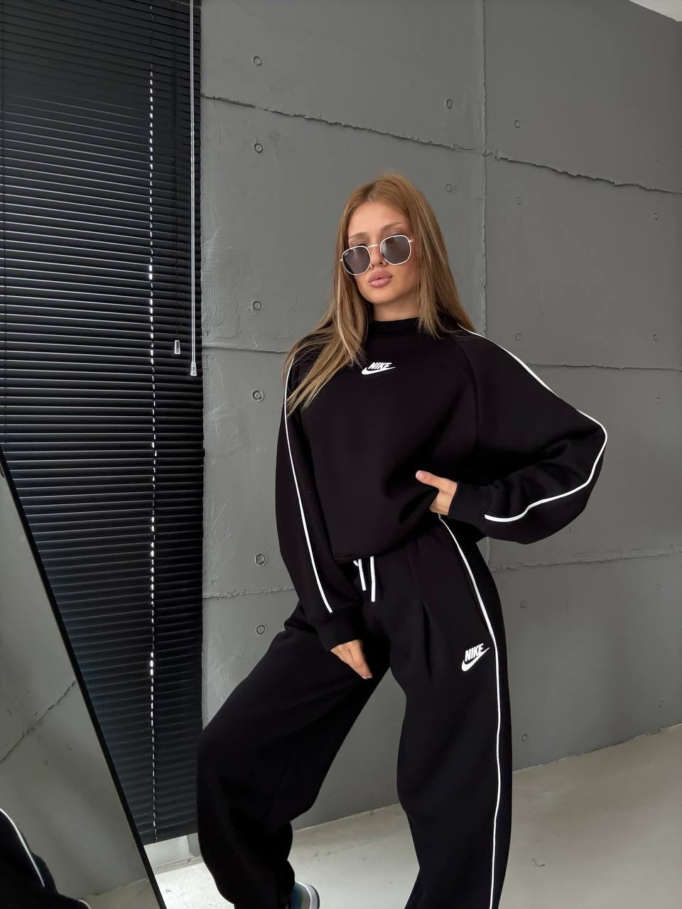 طقم اسود Nike - KP1431