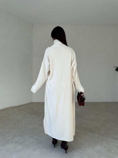 طقم فستان مع جرزة بيج - KP1130