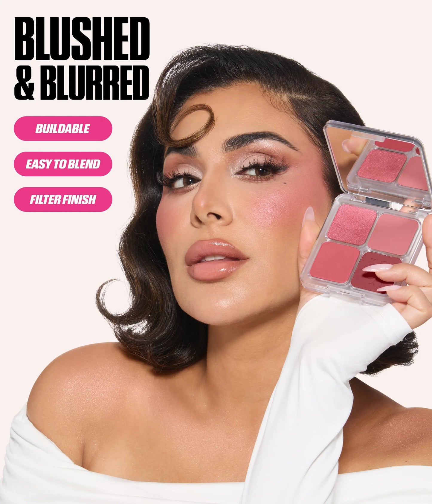 Huda Beauty Blush Filter Palette ROSE BERRY - KB