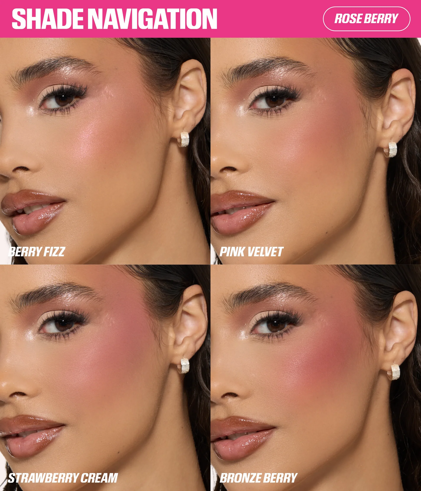 Huda Beauty Blush Filter Palette ROSE BERRY - KB