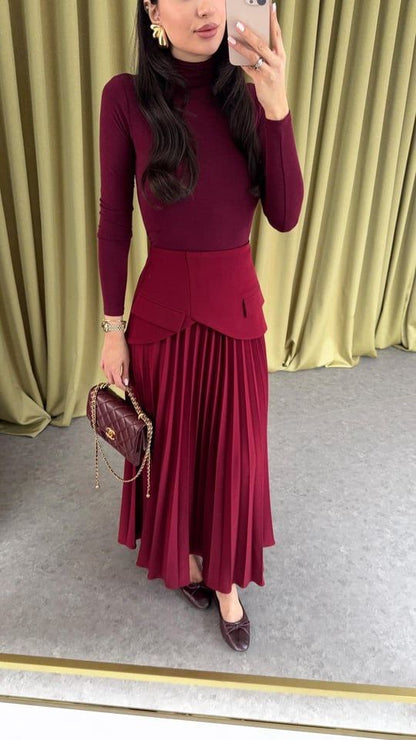 تنورة خمري - KP6008