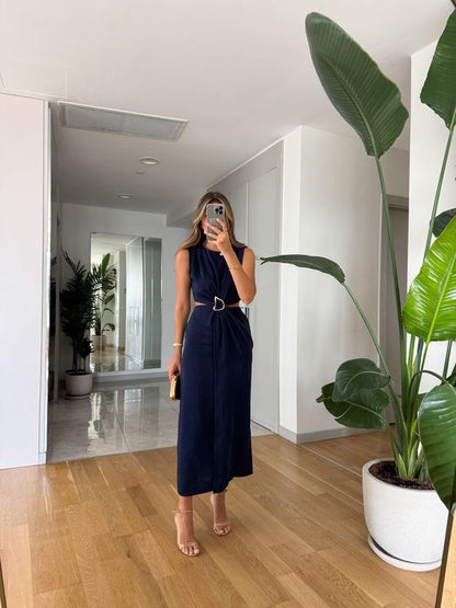 فستان كحلي - KP2164