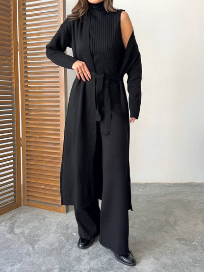 طقم 3 قطع اسود - KP1468