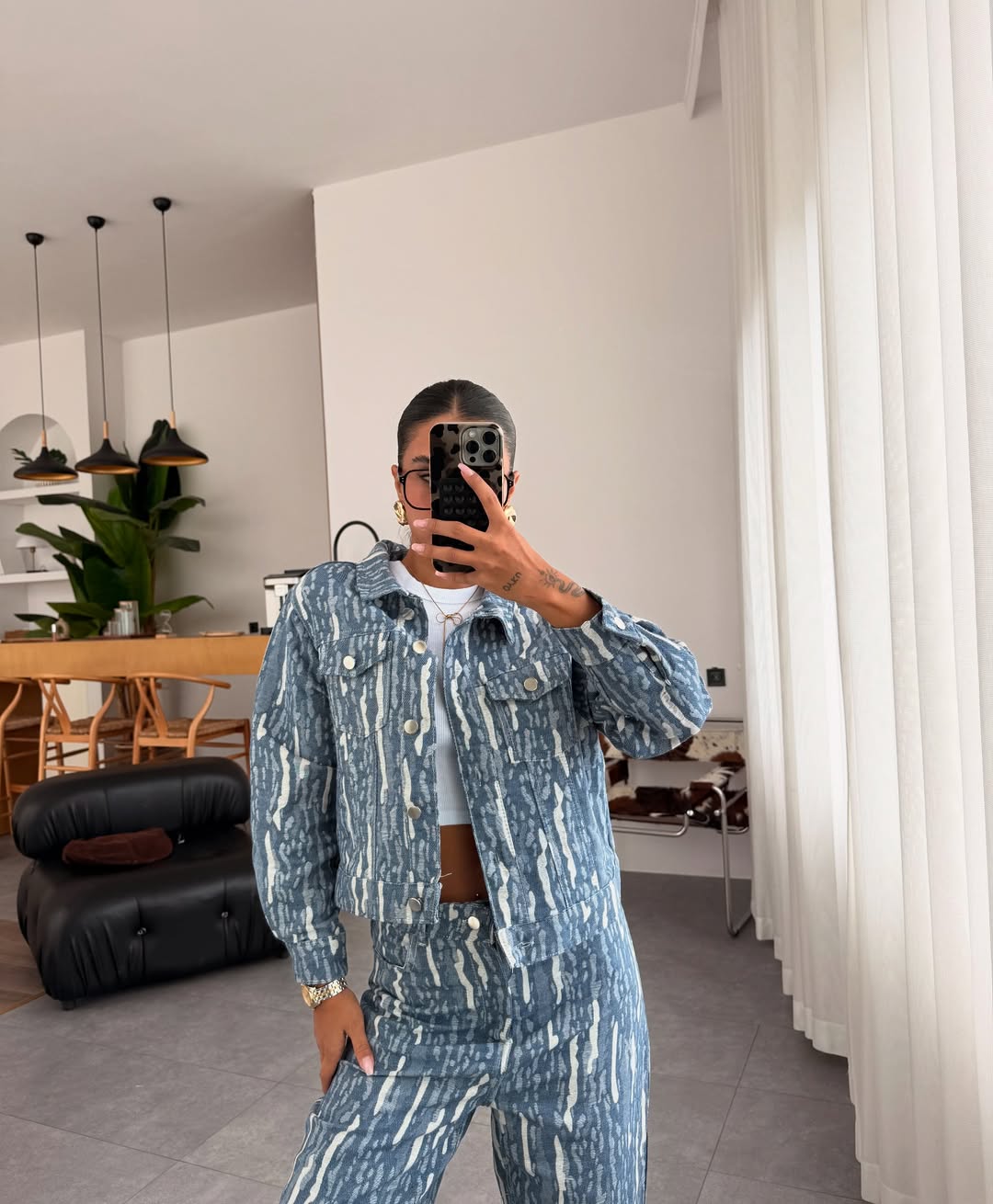 طقم جينز ملون - KP1387