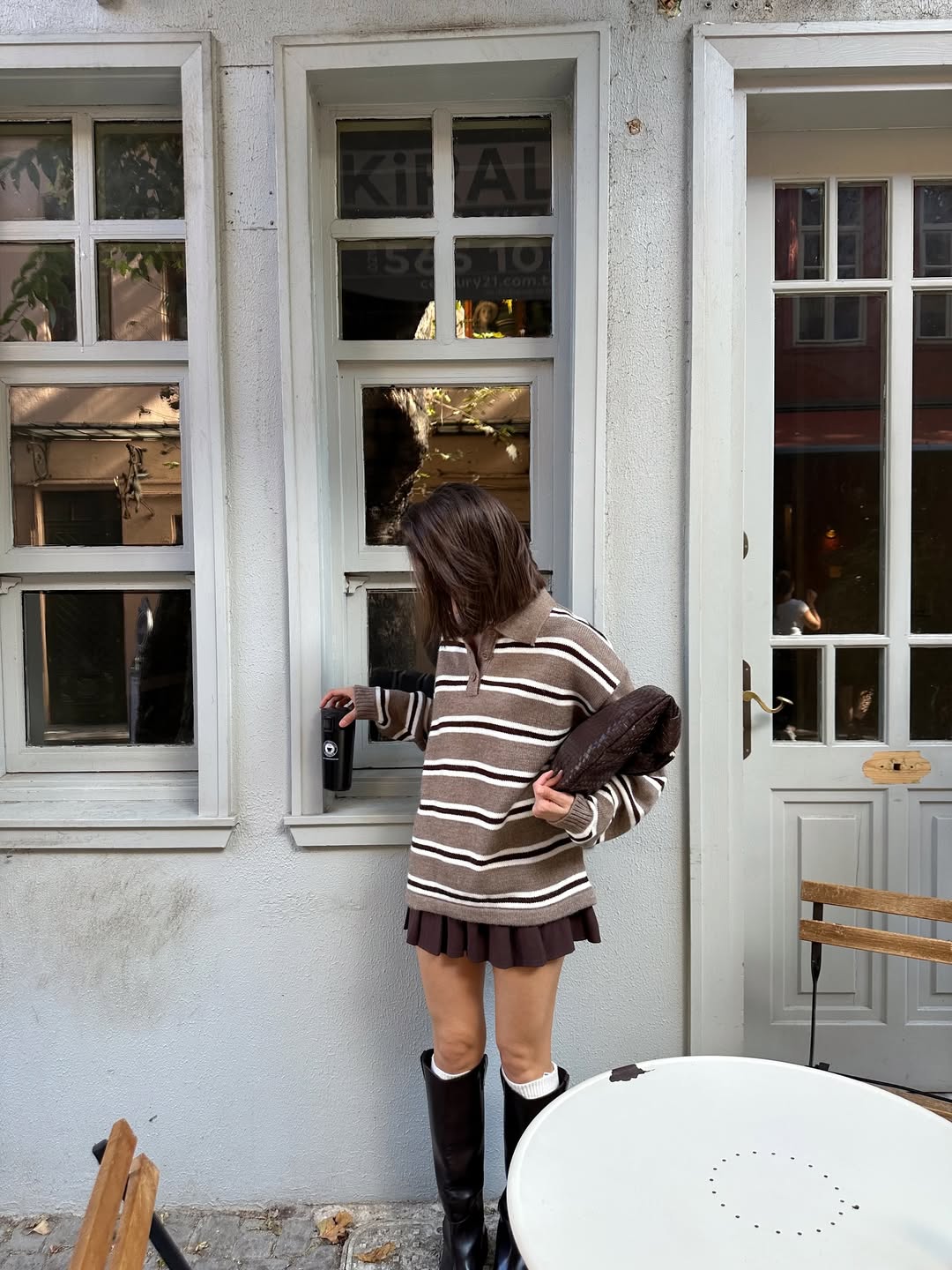 بلوزة بيج مخططة - KP4288