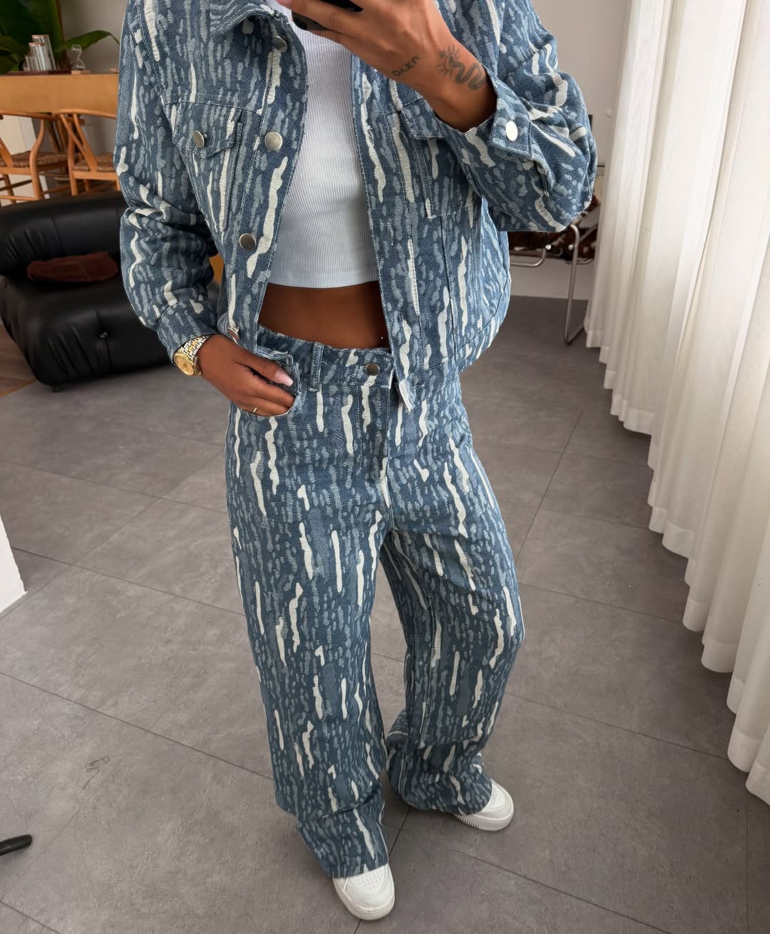 طقم جينز ملون - KP1387