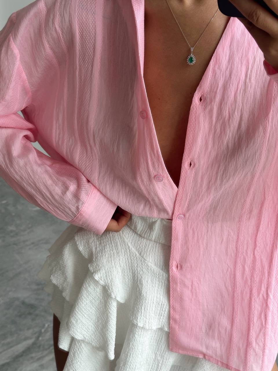 قميص زهري - KP4195