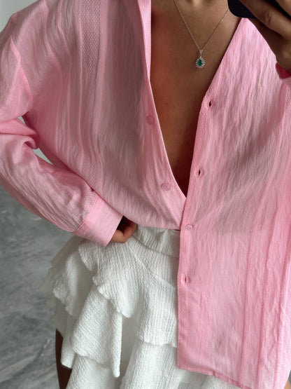 قميص زهري - KP4195