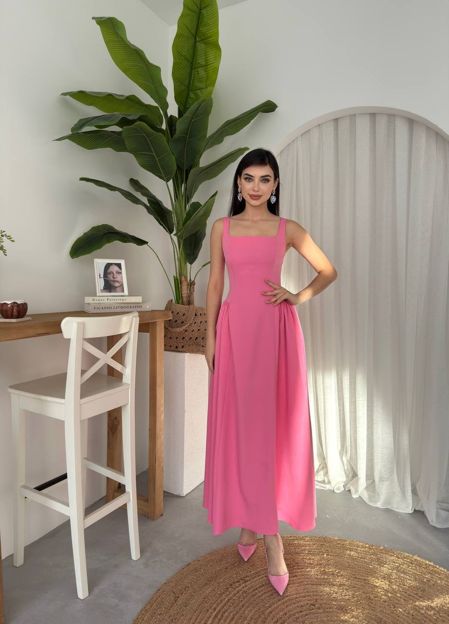 فستان زهري - KP2195