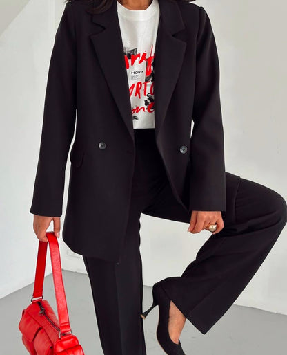 طقم رسمي اسود - KP1178