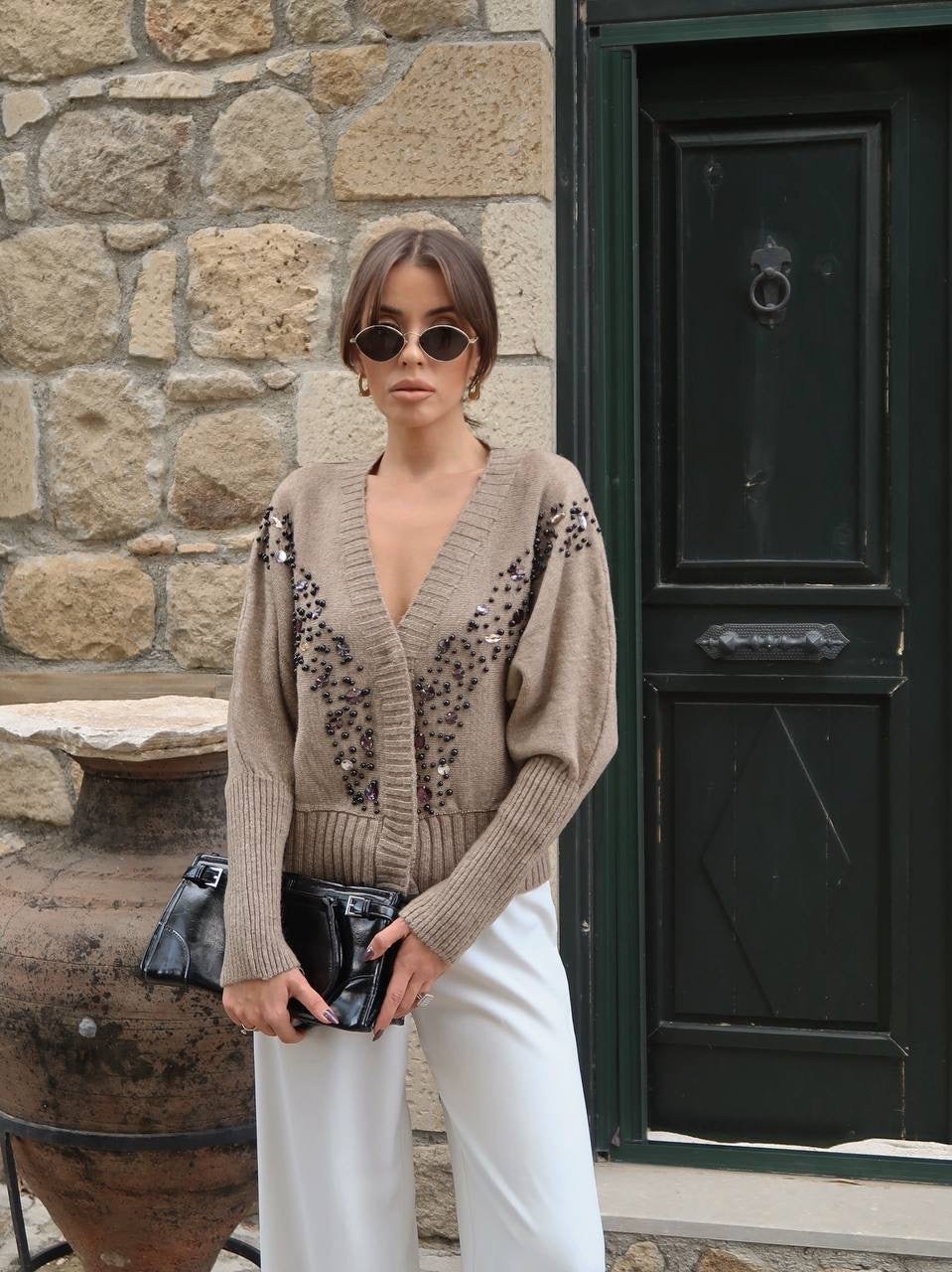 جرزة بيج غامق بخرز - KP4294