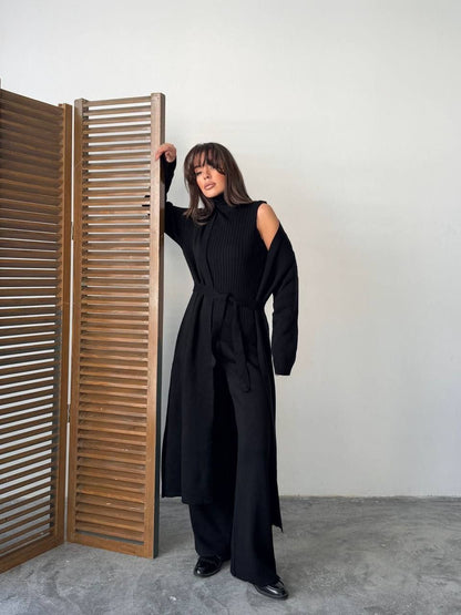 طقم 3 قطع اسود - KP1468