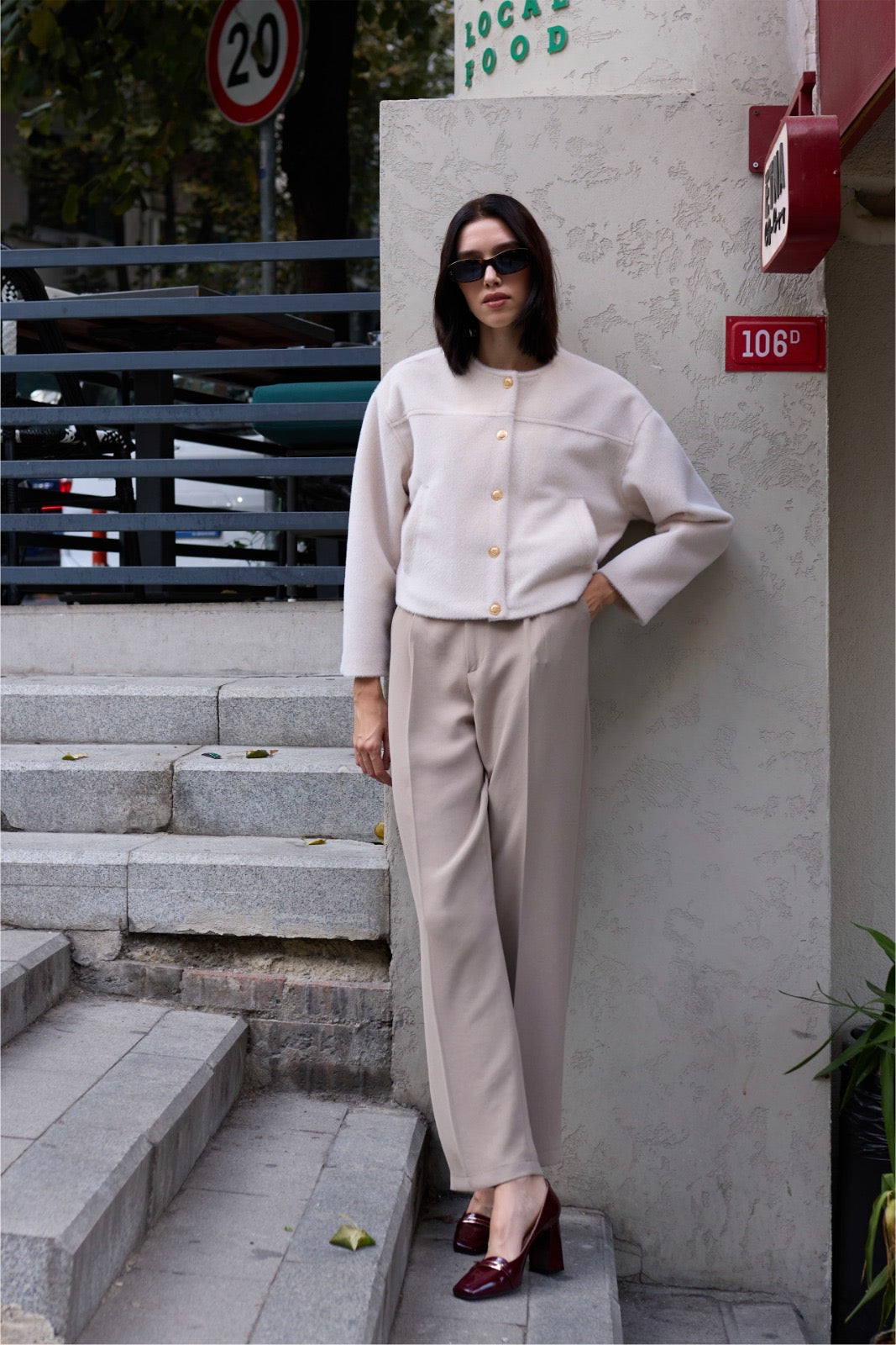 بنطلون بيج - KP5063