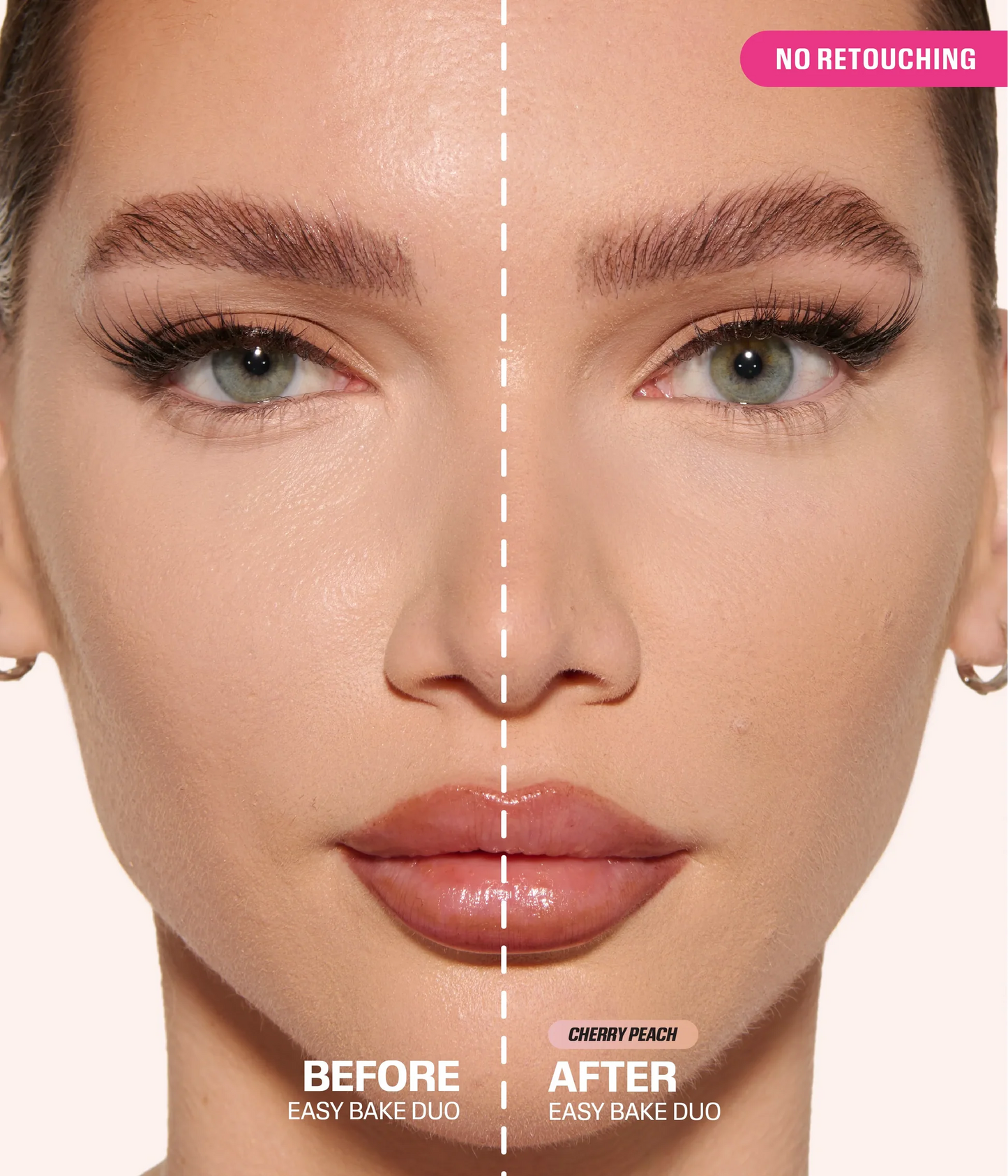 Huda Beauty Easy Bake Duo Loose Powder CHERRY PEACH - KB