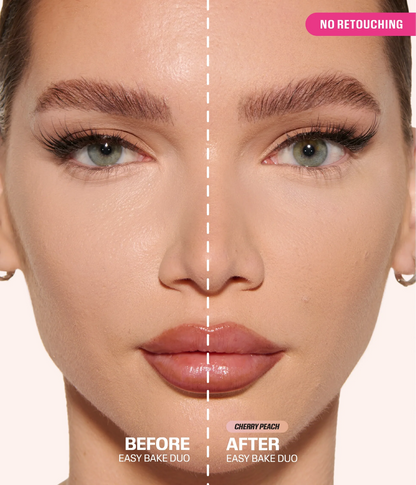 Huda Beauty Easy Bake Duo Loose Powder CHERRY PEACH - KB
