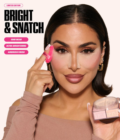 Huda Beauty Easy Bake Duo Loose Powder CHERRY PEACH - KB