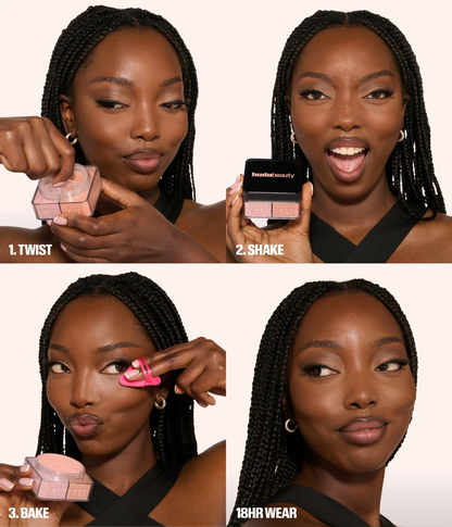 Huda Beauty Easy Bake Duo Loose Powder CHERRY PEACH - KB