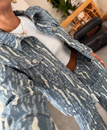 طقم جينز ملون - KP1387