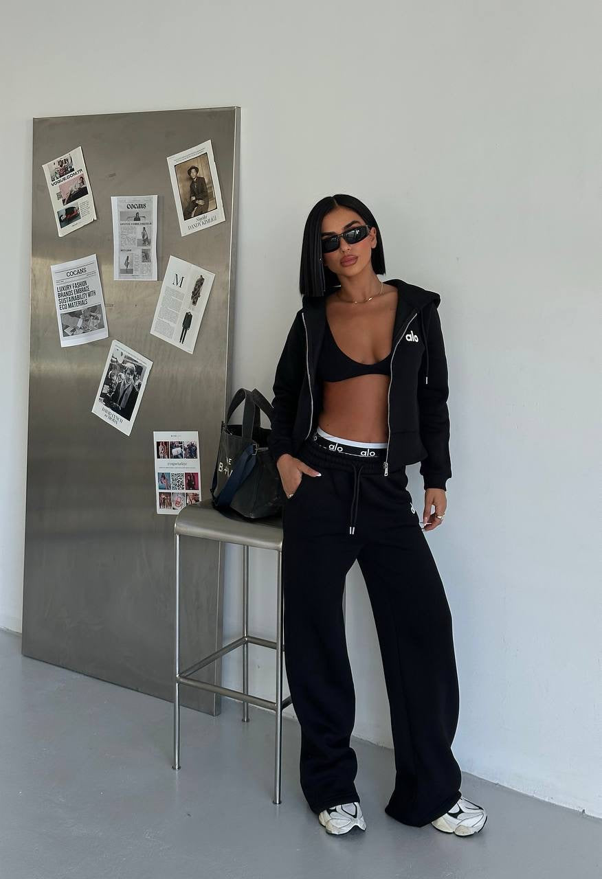 طقم اسود ALO - KP1432