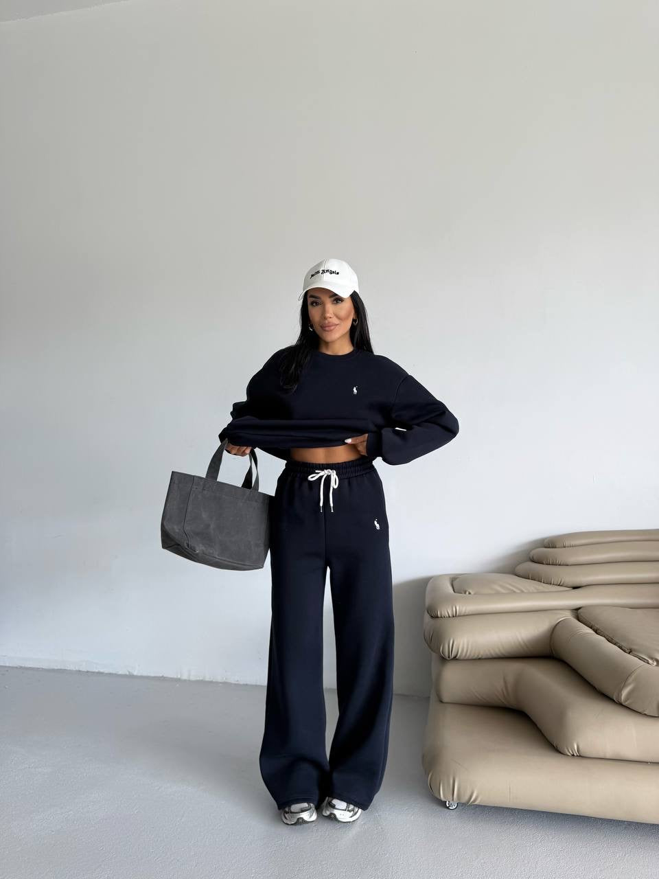 طقم بولو كحلي - KP1382