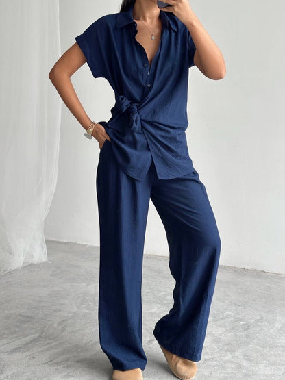 طقم يومي كحلي - KP1210