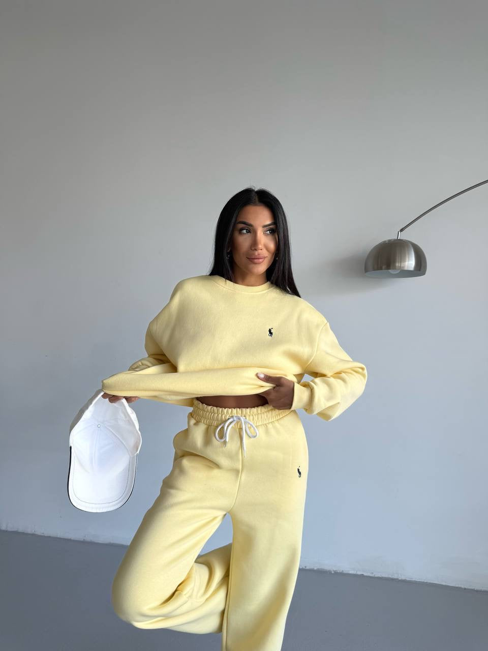 طقم بولو اصفر - KP1382